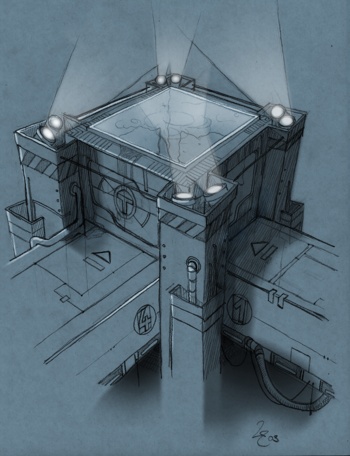 Time Travel Inc. Concept-Art Gebäude A
