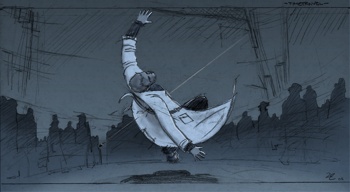 Time Travel Inc. Concept-Art der paradoxe Moment