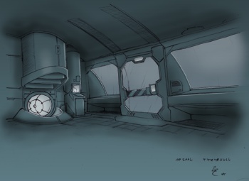 Time Travel Inc. Concept-Art Medizinisches Labor