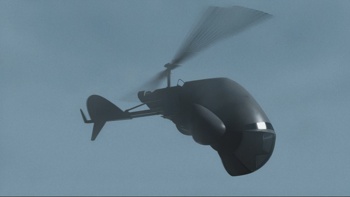 Timetravel Concept-Art Helikopter Flug